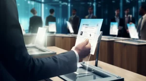Boitier de vote électronique vs vote en ligne